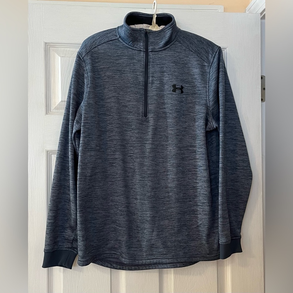 Under Armour Black ColdGear Pullover 1/2 Zip UA Cold Gear